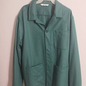 Anian Mfg Metchosin Wool Coat Green